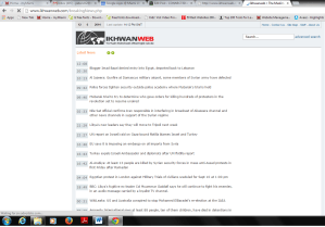 Ikhwanweb, says Soumia Bhadran, was a rhetorical tool through which the Muslim Brotherhood addressed Western audiences. The message has changed, but the desire to address Western audiences in English remains important.
